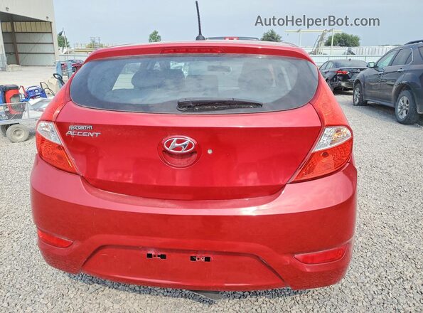 KMHCT5AE8GU262925 2016 HYUNDAI ACCENT Red Vista trasera