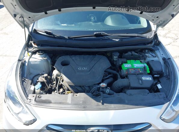 KMHCT5AE8GU281121 2016 HYUNDAI ACCENT Gray Вид ззаду