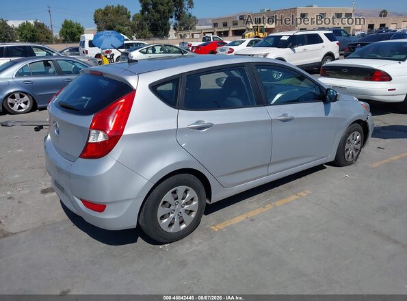 KMHCT5AE8GU281121 2016 HYUNDAI ACCENT Gray Задня права чверть