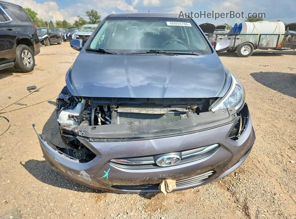 KMHCT5AE8GU281197 2016 HYUNDAI ACCENT Gray Դիմացի տեսք