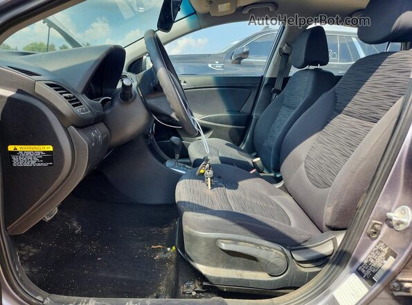 KMHCT5AE8GU281197 2016 HYUNDAI ACCENT Gray Սալոնի դիմացի տեսք