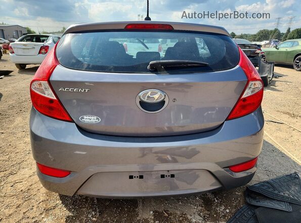 KMHCT5AE8GU281197 2016 HYUNDAI ACCENT Gray Հետևի տեսք