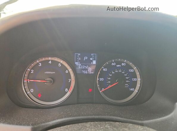 KMHCT5AE8GU281197 2016 HYUNDAI ACCENT Gray Սարքավորումների վահանակի տեսք