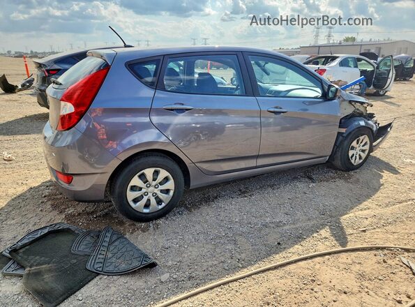 KMHCT5AE8GU281197 2016 HYUNDAI ACCENT Gray Հետևի աջ