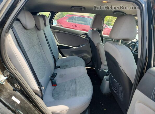 KMHCT5AE8HU334613 2017 HYUNDAI ACCENT Черный Вид задних сидений