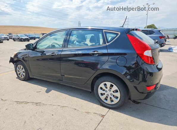 KMHCT5AE8HU334613 2017 HYUNDAI ACCENT Черный Задняя левая четверть