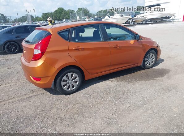 KMHCT5AE9GU244269 2016 HYUNDAI ACCENT Orange Rear right
