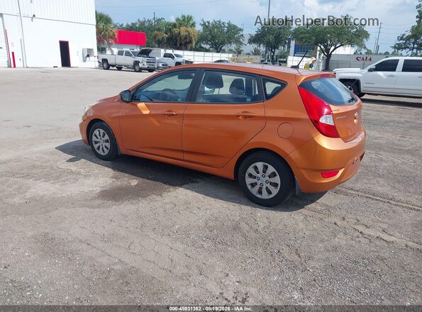 KMHCT5AE9GU244269 2016 HYUNDAI ACCENT Orange Rear left