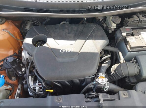 KMHCT5AE9GU244269 2016 HYUNDAI ACCENT Orange Rear view