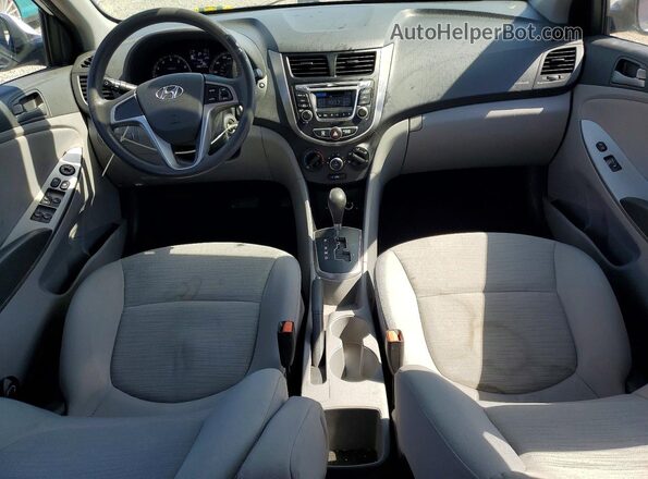 KMHCT5AE9GU255076 2016 HYUNDAI ACCENT White Вид панелі приладів