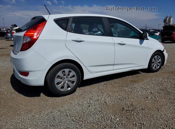 KMHCT5AE9GU255076 2016 HYUNDAI ACCENT White Задня права чверть