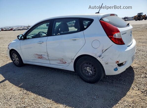 KMHCT5AE9GU255076 2016 HYUNDAI ACCENT White Задня ліва чверть