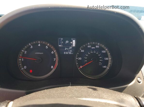 KMHCT5AE9GU278535 2016 HYUNDAI ACCENT Blue Սարքավորումների վահանակի տեսք