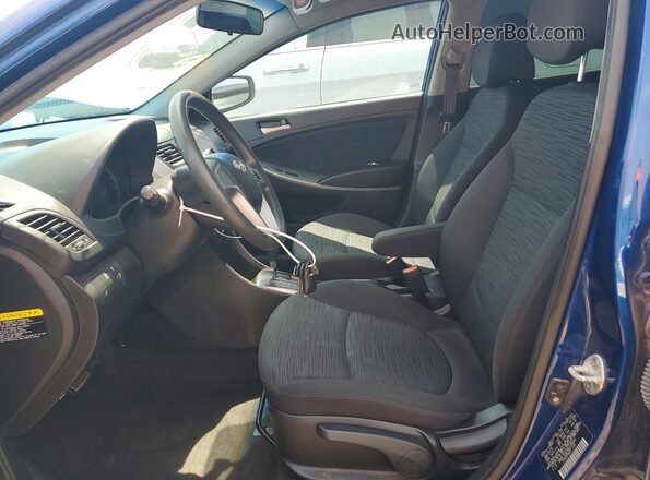 KMHCT5AE9GU278535 2016 HYUNDAI ACCENT Blue Սալոնի դիմացի տեսք