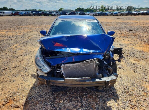 KMHCT5AE9GU278535 2016 HYUNDAI ACCENT Blue Դիմացի տեսք