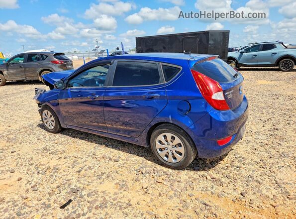 KMHCT5AE9GU278535 2016 HYUNDAI ACCENT Blue Հետևի ձախ