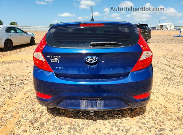 KMHCT5AE9GU278535 2016 HYUNDAI ACCENT Blue Հետևի տեսք