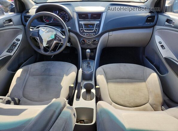 KMHCT5AE9HU306366 2017 HYUNDAI ACCENT Black Vista del salpicadero