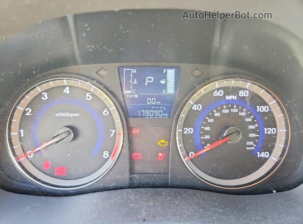 KMHCT5AE9HU306366 2017 HYUNDAI ACCENT Black Vista del cuadro de instrumentos