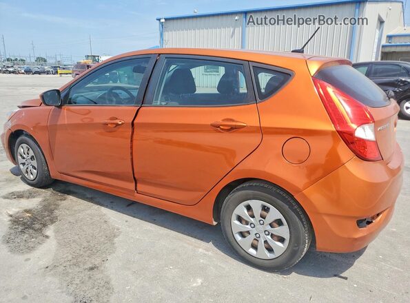 KMHCT5AE9HU315990 2017 HYUNDAI ACCENT Orange Задня ліва чверть