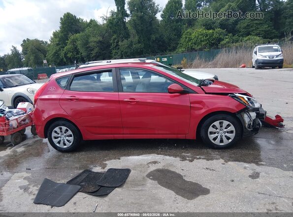 KMHCT5AE9HU318307 2017 HYUNDAI ACCENT Red Панорамний вид салону 360°