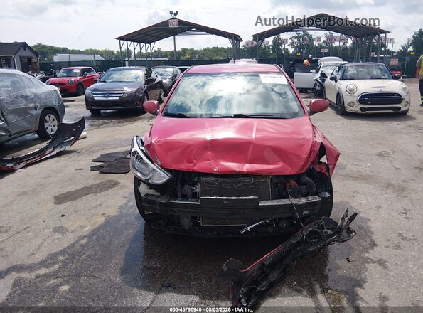 KMHCT5AE9HU318307 2017 HYUNDAI ACCENT Red Вид задньої частини салону