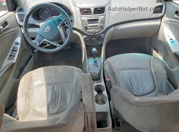 KMHCT5AE9HU348374 2017 HYUNDAI ACCENT Red წინა პანელის ხედი