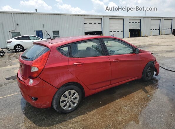 KMHCT5AE9HU348374 2017 HYUNDAI ACCENT Red 