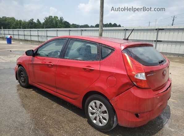 KMHCT5AE9HU348374 2017 HYUNDAI ACCENT Red 