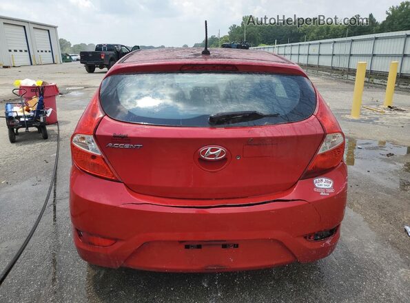 KMHCT5AE9HU348374 2017 HYUNDAI ACCENT Red 