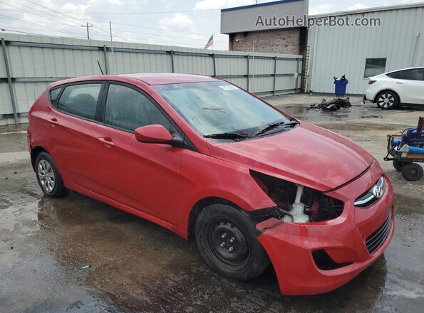 KMHCT5AE9HU348374 2017 HYUNDAI ACCENT Red 