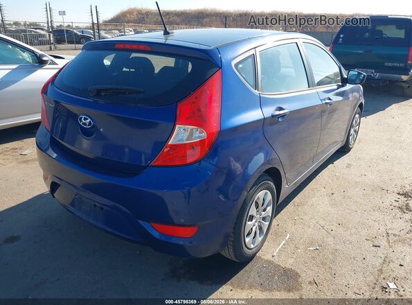 KMHCT5AEXGU262277 2016 HYUNDAI ACCENT Blue Հետևի աջ