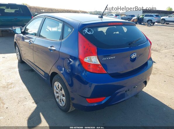 KMHCT5AEXGU262277 2016 HYUNDAI ACCENT Blue Հետևի ձախ
