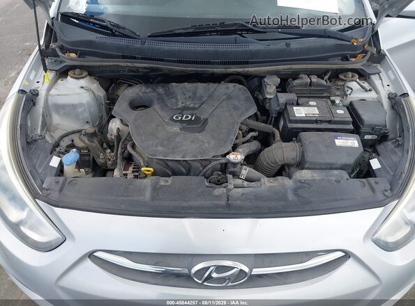 KMHCT5AEXGU274879 2016 HYUNDAI ACCENT Серебряный Вид сзади