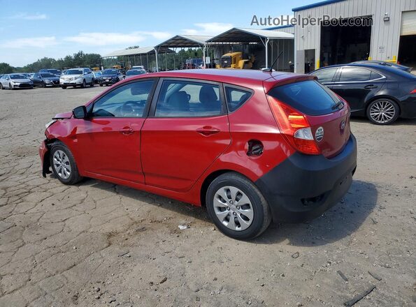 KMHCT5AEXHU316520 2017 HYUNDAI ACCENT Красный Задняя левая четверть