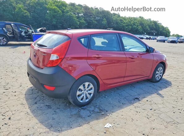 KMHCT5AEXHU316520 2017 HYUNDAI ACCENT Красный Задняя правая четверть