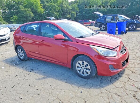 KMHCT5AEXHU316520 2017 HYUNDAI ACCENT Красный Передняя правая четверть