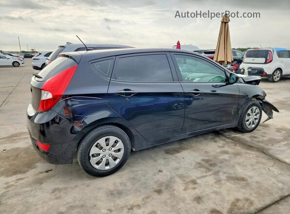 KMHCT5AEXHU347587 2017 HYUNDAI ACCENT Black Задня права чверть