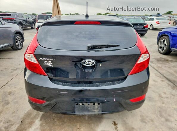 KMHCT5AEXHU347587 2017 HYUNDAI ACCENT Black Вид ззаду
