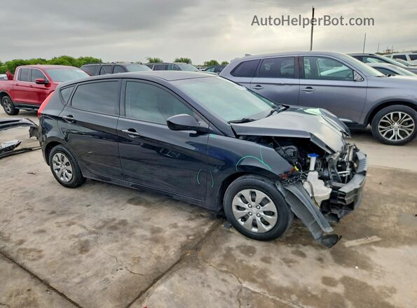 KMHCT5AEXHU347587 2017 HYUNDAI ACCENT Black Передня права чверть