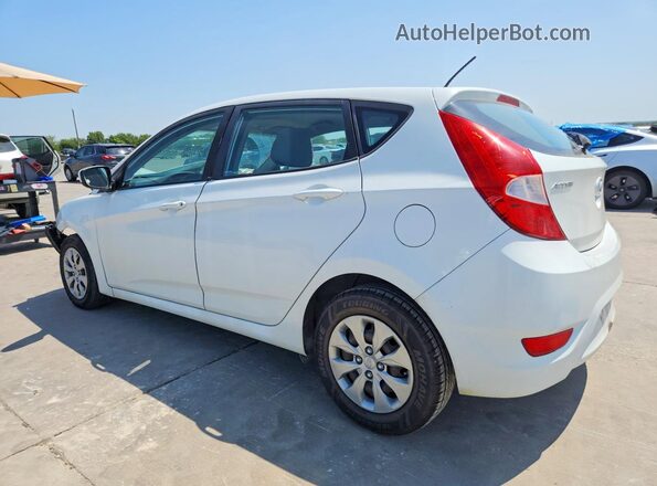 KMHCT5AEXHU348402 2017 HYUNDAI ACCENT White Tył lewy