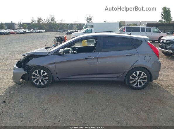 KMHCU5AE3GU239811 2016 HYUNDAI ACCENT Серый 