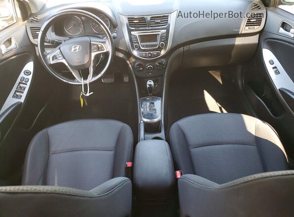 KMHCU5AE3HU364731 2017 HYUNDAI ACCENT Black Առջևի վահանակի տեսք