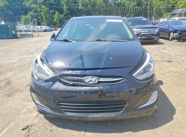 KMHCU5AE3HU364731 2017 HYUNDAI ACCENT Black Դիմացի տեսք