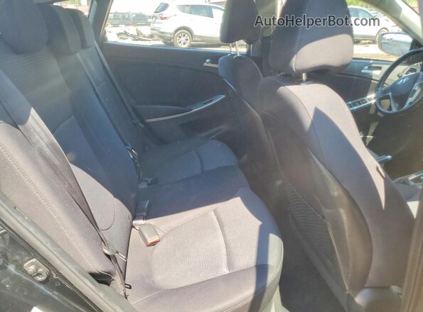 KMHCU5AE3HU364731 2017 HYUNDAI ACCENT Black Հետևի նստատեղերի տեսք