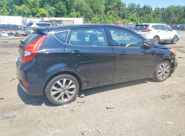 KMHCU5AE3HU364731 2017 HYUNDAI ACCENT Black Հետևի աջ