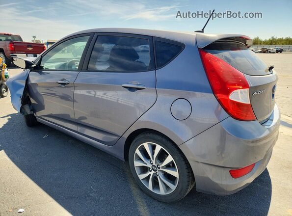 KMHCU5AE8HU333538 2017 HYUNDAI ACCENT Gray უკანა მარცხენა