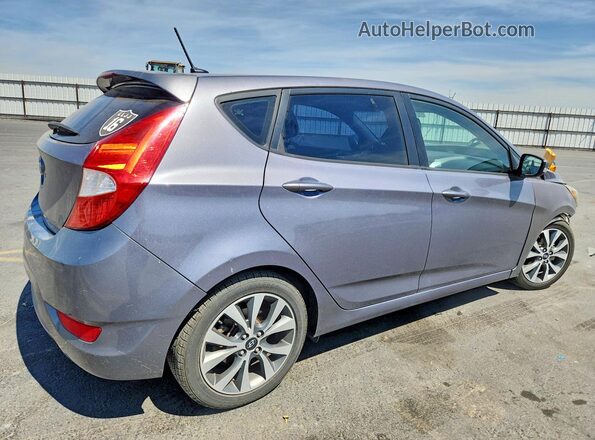 KMHCU5AE8HU333538 2017 HYUNDAI ACCENT Gray უკანა მარჯვენა