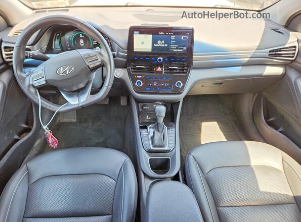KMHCX5LD8LU235307 2020 HYUNDAI IONIQ Black Առջևի վահանակի տեսք