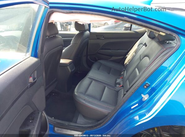 KMHD04LB0HU336771 2017 HYUNDAI ELANTRA Blue Вид наклейки з VIN-кодом